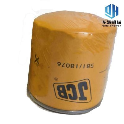 Jcb Engine Excavator Oil Filter أصفر 581/18076 TS16949 معتمد