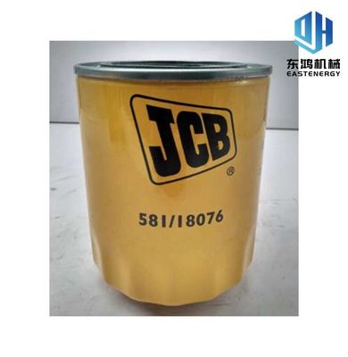 Jcb Engine Excavator Oil Filter أصفر 581/18076 TS16949 معتمد